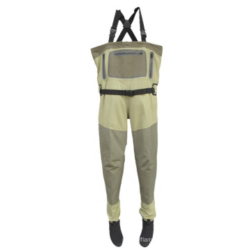 Breathable Fishing Chest Wader with Neoprene Socks from China